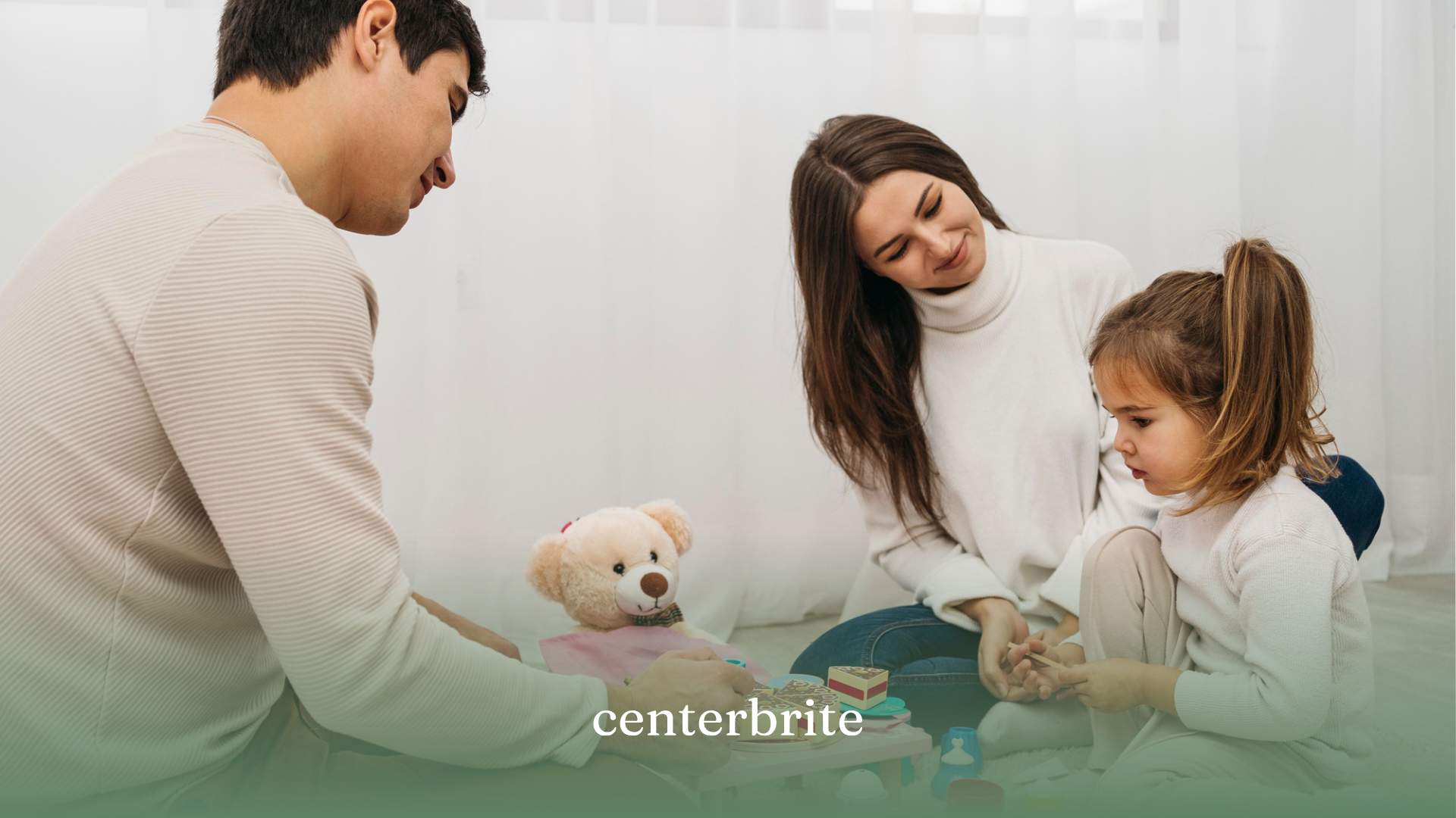 Parents supporting their kid with autism in ABA therapy