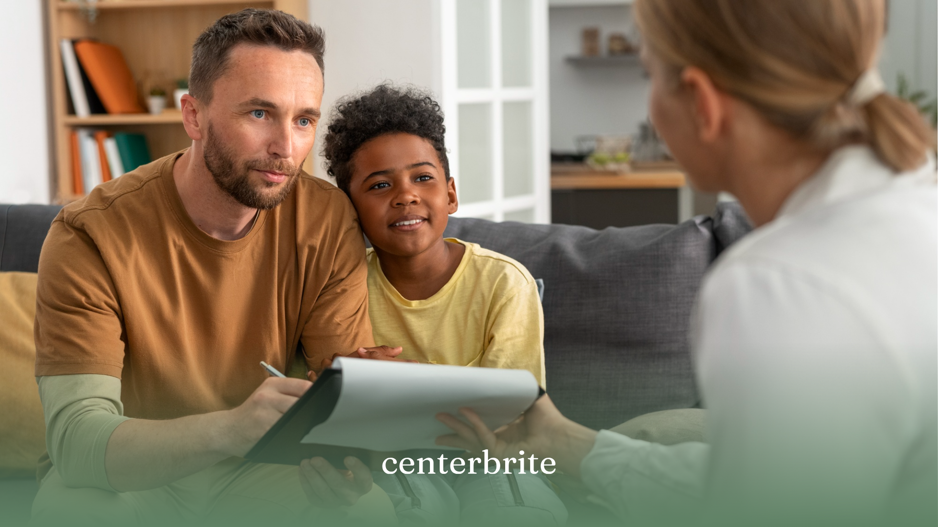A father asking questions to a BCBA about his son's ABA therapy plan